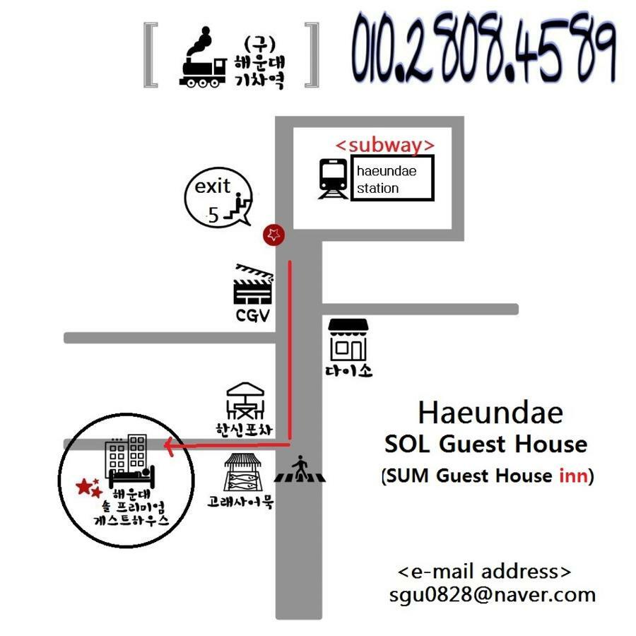 Sol Guest House_Haeundae Busan Esterno foto